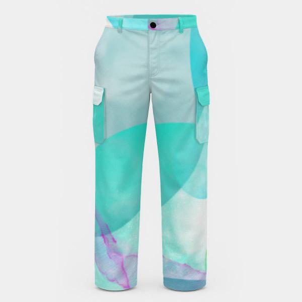 Cargohose mit Kalli - Hose, lang oder kurz, bunt, 100% Polyester, Grösse S-5XL, fester Stoff, Normale Passform, Mischling, Mix, Bullterrier, Bärbel